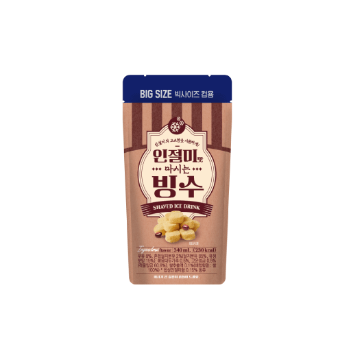 Injeolmi-flavored shaved ice