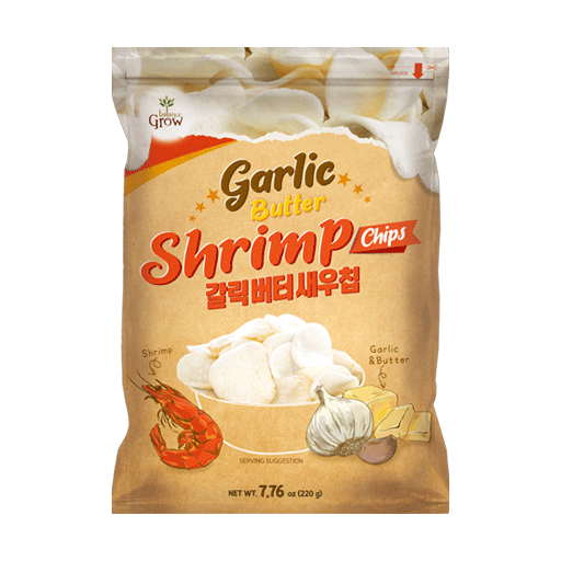 Garlic Butter Flavored Shrimp Chips